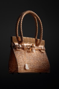 The £1.9 million Hermes Birkin, made of gold and diamonds